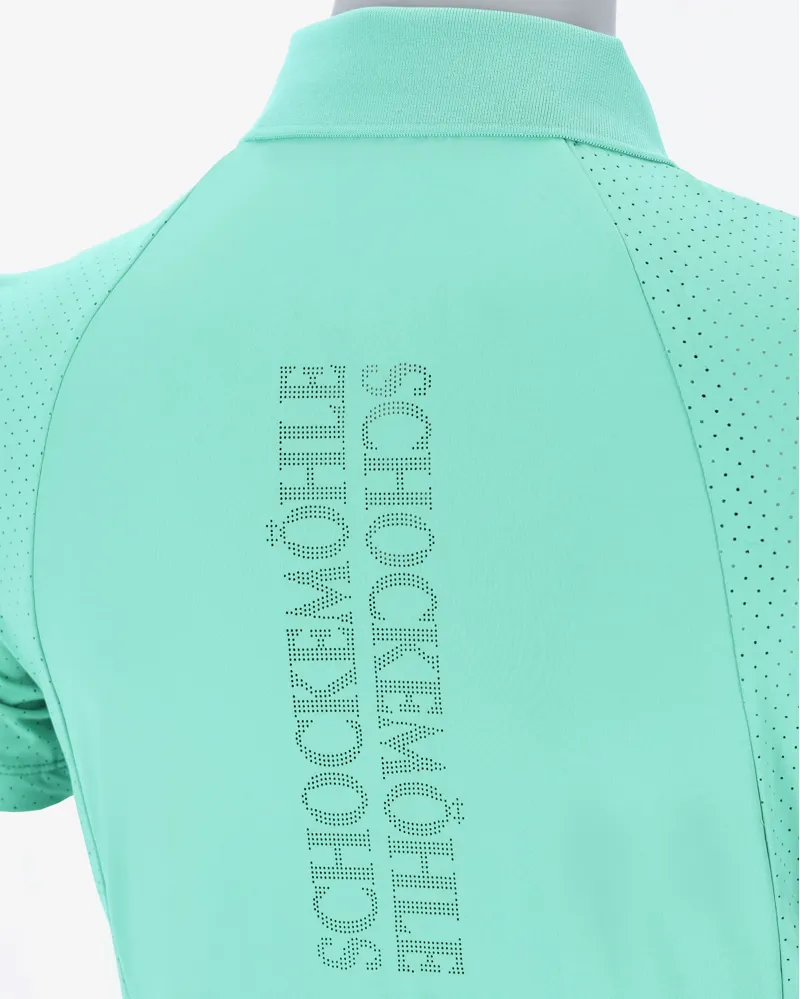 Schockemohle Ladies Madlin Polo Shirt - Sea Green-3