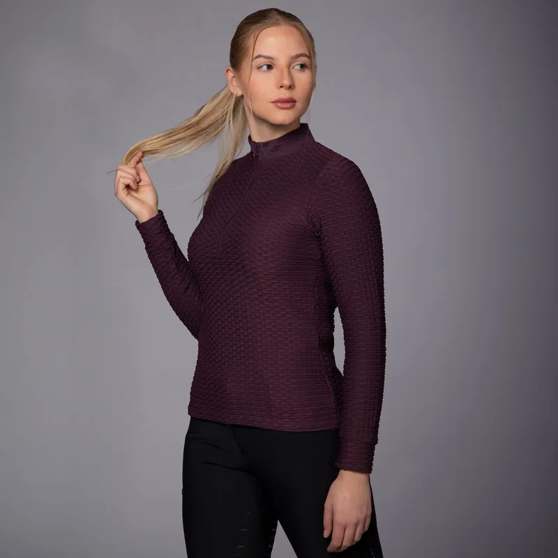 Schockemohle Hedy Training Shirt - Deep Mauve-2