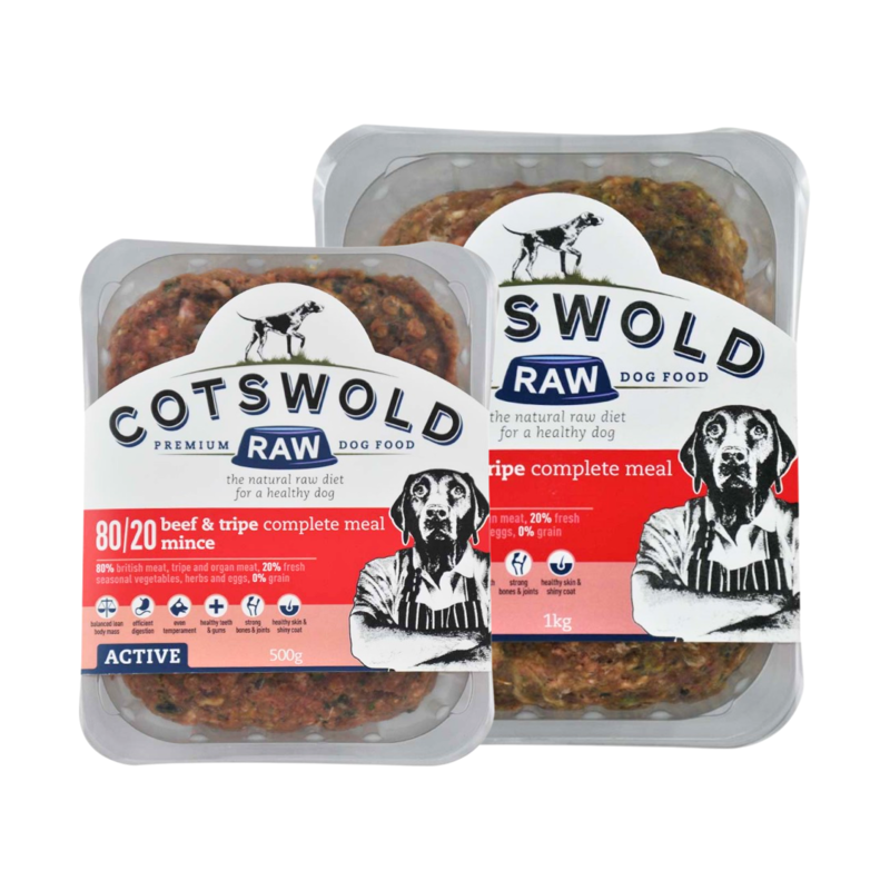 Cotswold Raw 80/20 Beef and Tripe Mince