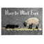 Bree Merryn Luxury Washable Mat - Nice to Meet Ewe