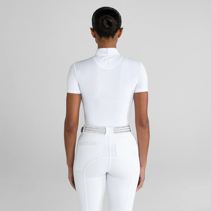 Aztec Diamond Premium Lightweight Short Sleeve Shirt - White-2