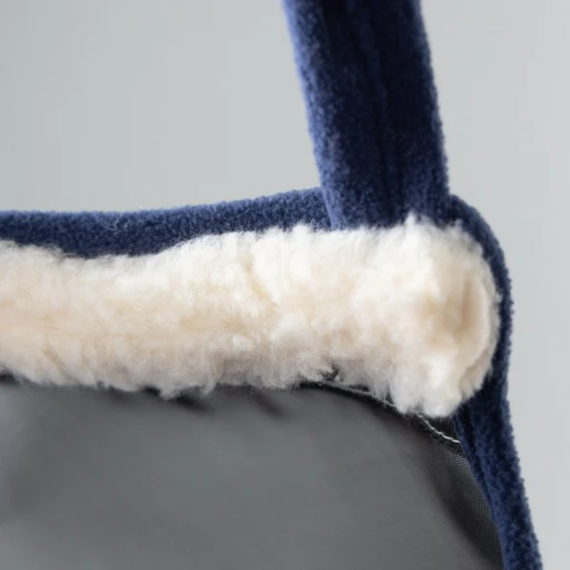 FlyGuard Pro Fine Mesh Earless Fly Mask - Navy-2