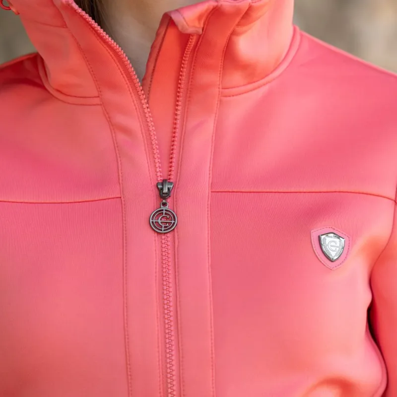 Covalliero Ladies Hoody Jacket - Coral-3