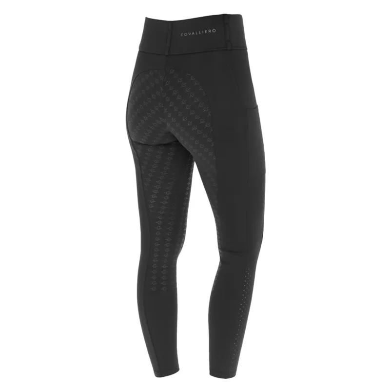 Covalliero Ladies Compression Riding Tights - Black-1