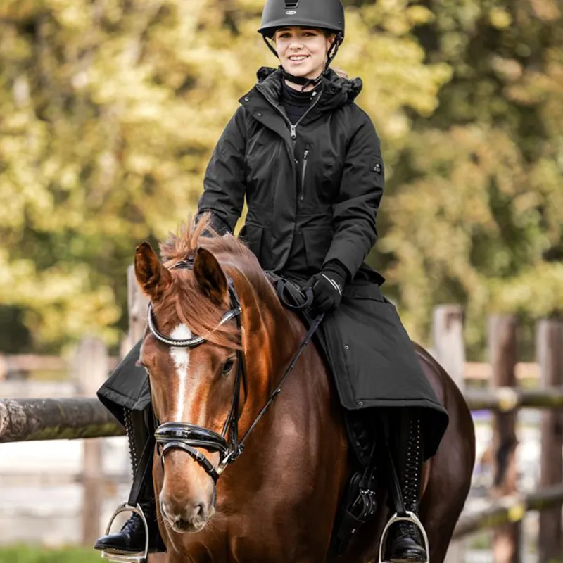 E.L.T Opal Winter Performance Riding Coat - Black-4