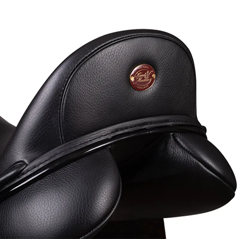 Kent And Masters Competition Series Monoflap Dressage Saddle - Black-1