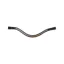 Hy Equestrian Rosciano Rose Gold Browband - Black/Rose Gold