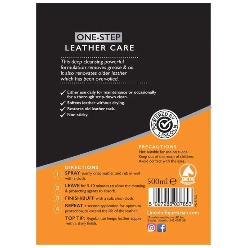 Lincoln Total Tack Care - 500ml-1