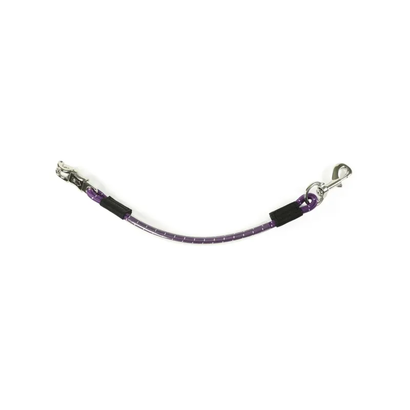 Shires Heavy Duty Bungee Trailer Tie - Purple