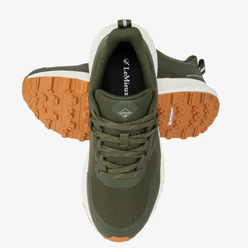 LeMieux Trax Waterproof Trainer - Khaki-2