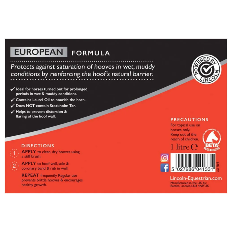 Lincoln Green Hoof Grease - 1 Litre-1