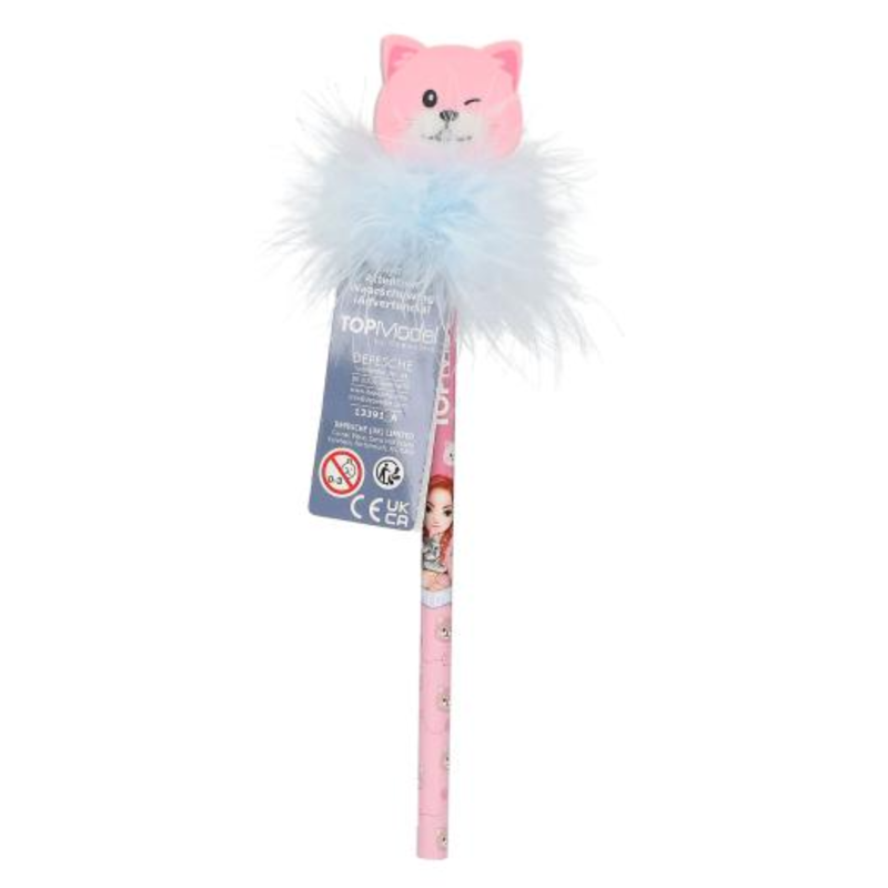 TOPModel Pencil With Eraser-Topper - Cat Love-1