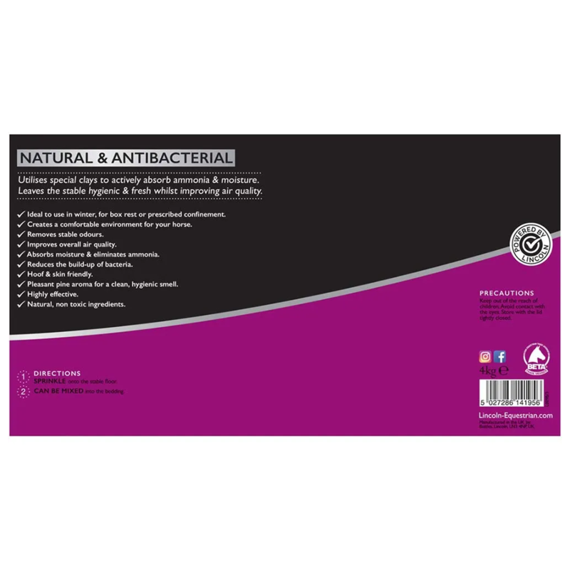 Lincoln Stable Deodoriser - 4kg-1