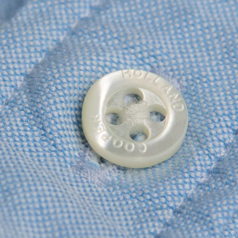 Holland Cooper Mens Classic Oxford Shirt - Sky Blue-2