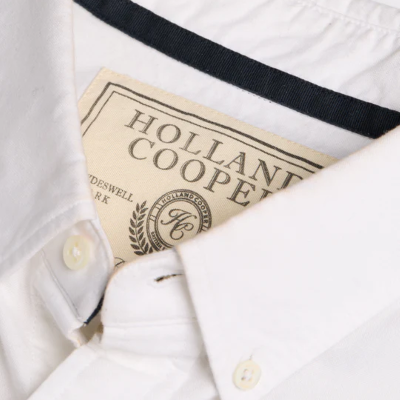 Holland Cooper Mens Classic Oxford Shirt - White-1