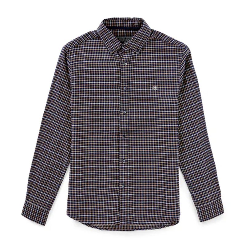 Holland Cooper Mens Classic Button Down Shirt - Cheltenham Navy Check