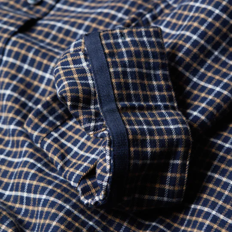 Holland Cooper Mens Classic Button Down Shirt - Cheltenham Navy Check-2