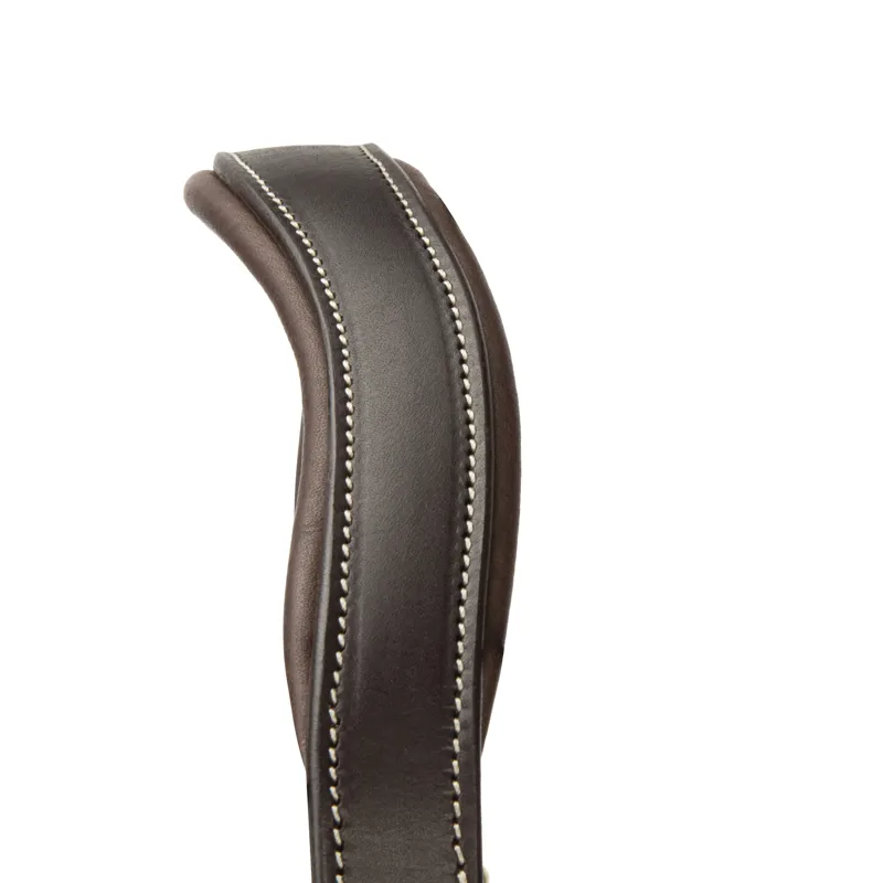 Velociti LUSSO Lorca Leather Headcollar - Havana-6