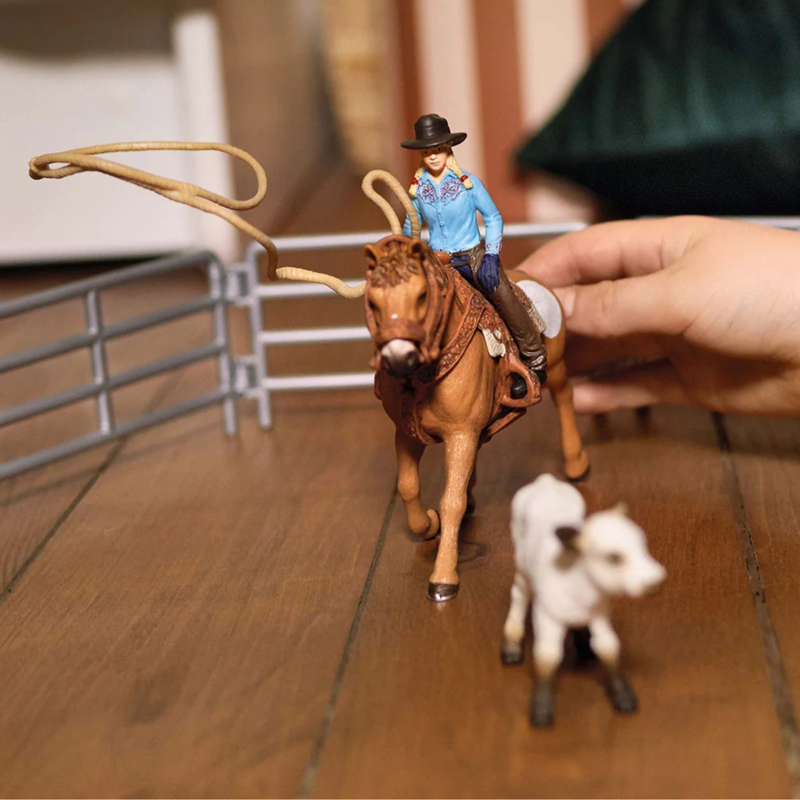 Schleich Cowboy Team Roping Fun-8