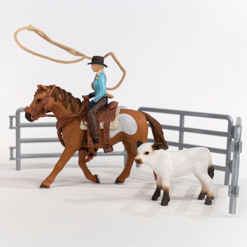 Schleich Cowboy Team Roping Fun-3