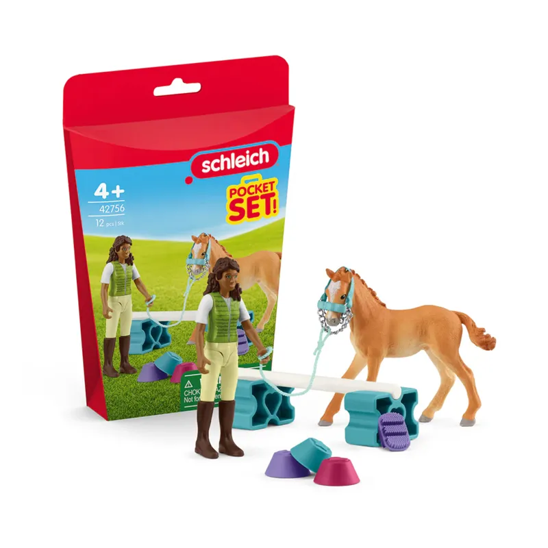 Schleich Horse Training Playset With Tennessee Walker Foal