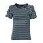Holland Cooper Padstow Crew Neck Tee - Ink Navy/Natural Stripe