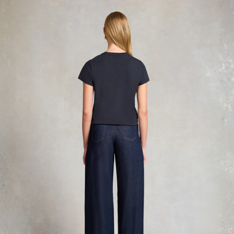 Holland Cooper Monogram Tee - Ink Navy-4