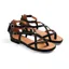 Fairfax and Favor Ladies The Brancaster Sandal - Black Suede