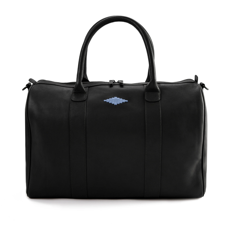 Pampeano Varon Small Travel Bag - Black Leather-1