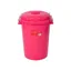 Red Gorilla Bin With Clip Lid - 50L - Pink