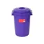 Red Gorilla Bin With Clip Lid - 50L - Purple