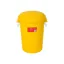 Red Gorilla Bin With Clip Lid - 50L - Yellow