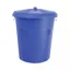 Lincoln Dustbin and Lid - Blue