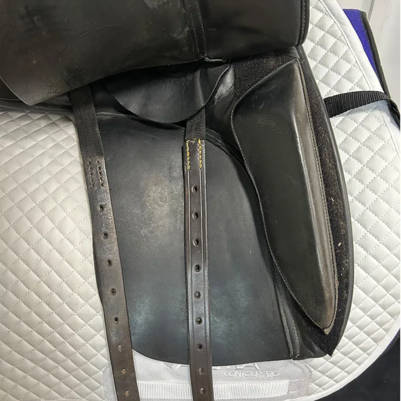 Walsall Made Dressage Saddle - Used-2
