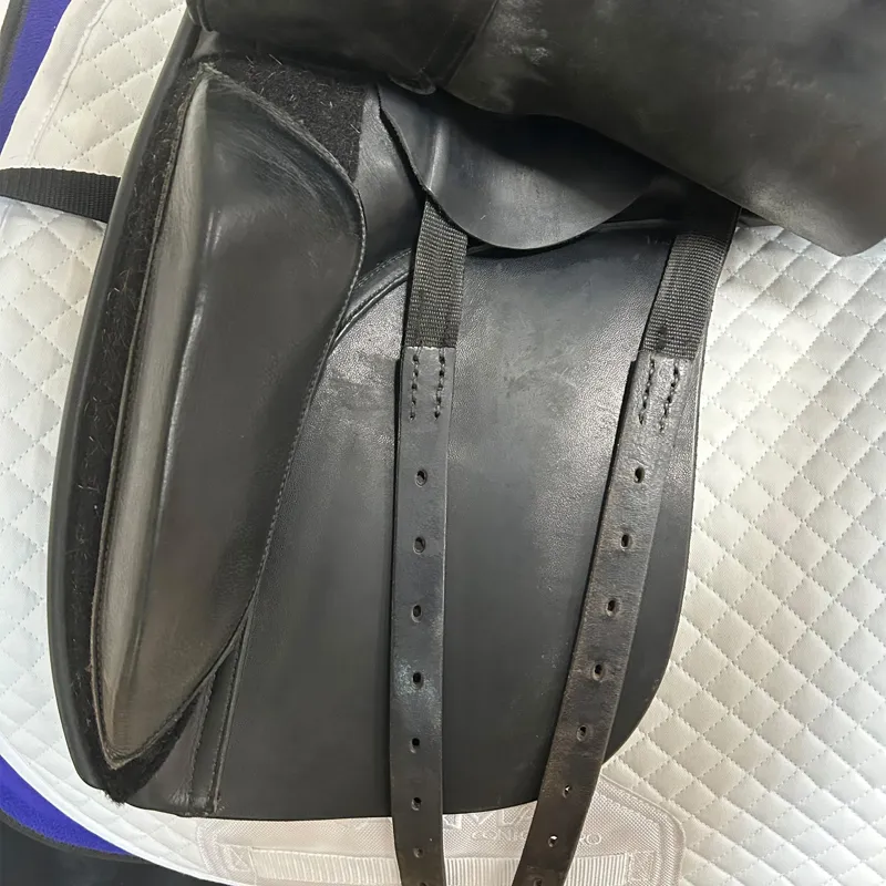 Walsall Made Dressage Saddle - Used-3