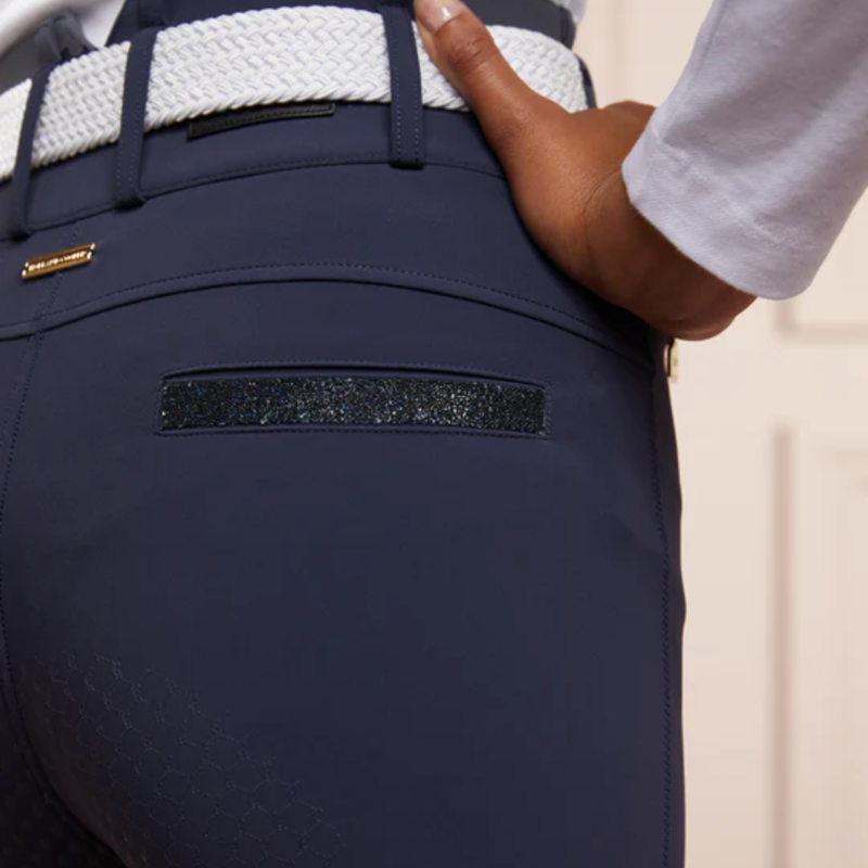 Holland Cooper Premium High Rise Breeches - Yale Blue-9