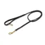 Digby and Fox Padded Leather Dog Lead - Black