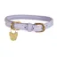 Digby and Fox Rolled Leather Dog Collar - Lilac