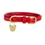 Digby and Fox Rolled Leather Dog Collar - Scarlett