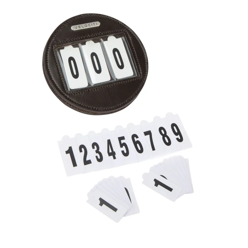 Velociti Round Number Holder - Havana-4