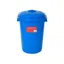 Red Gorilla Bin With Clip Lid - 80L - Blue