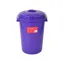 Red Gorilla Bin With Clip Lid - 80L - Purple