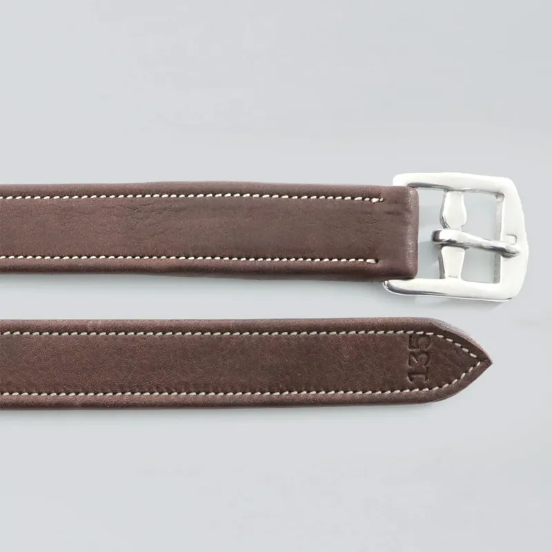 Premier Equine German Aniline Stirrup Leathers - Brown
