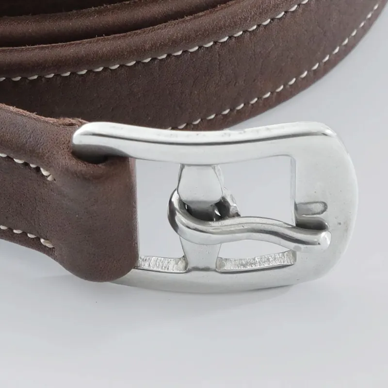 Premier Equine German Aniline Stirrup Leathers - Brown-2