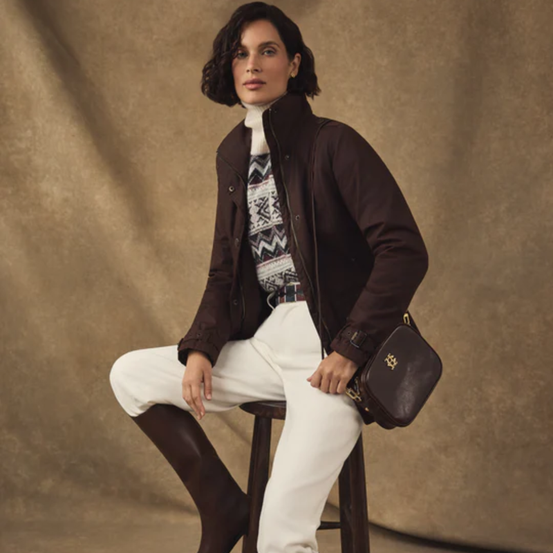 Holland Cooper Country Camera Bag - Chestnut Leather-7