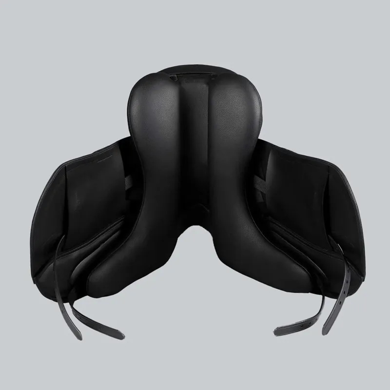 Premier Equine Montpellier Synthetic Dressage Saddle - Black-4