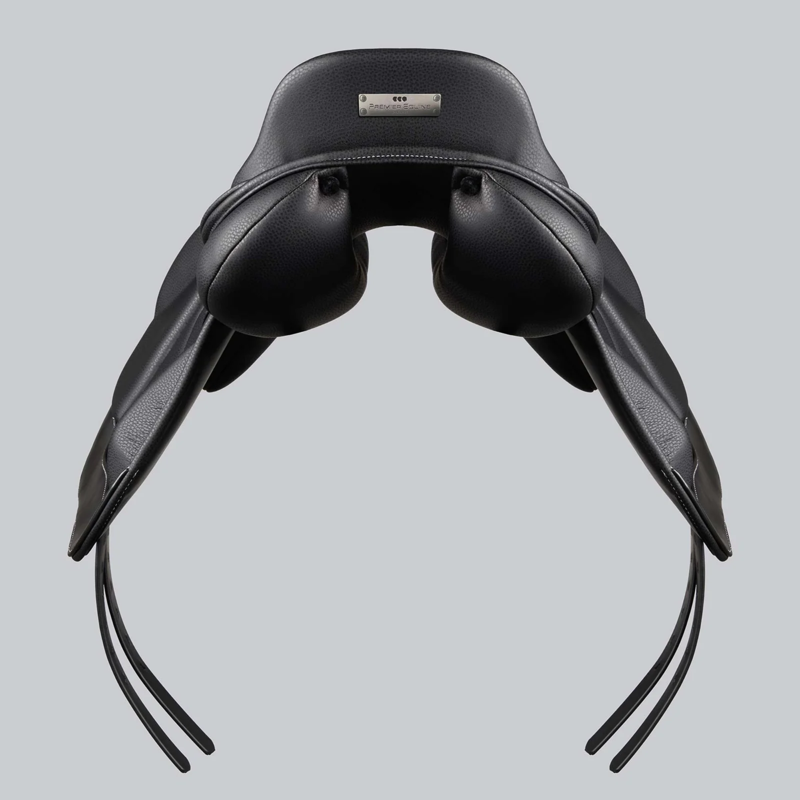 Premier Equine Rouen Synthetic Monoflap Cross Country Saddle - Black-4