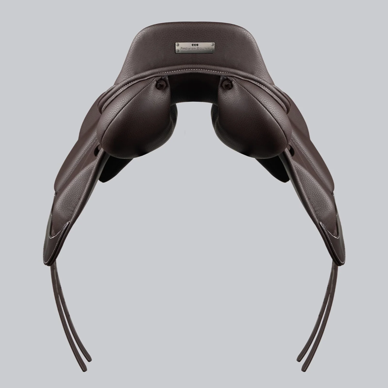 Premier Equine Rouen Synthetic Monoflap Cross Country Saddle - Dark Havana-4