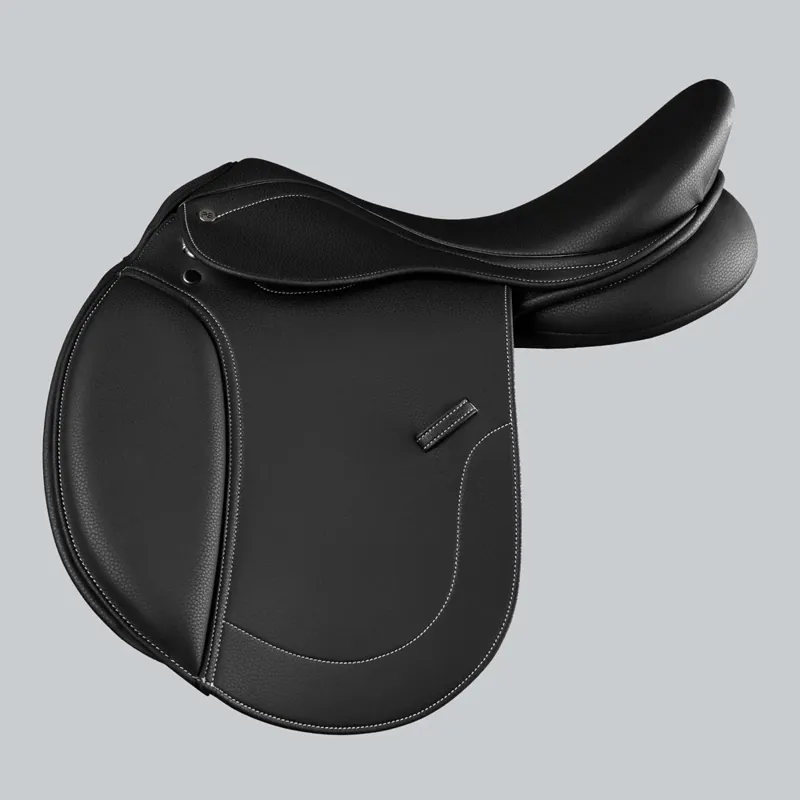 Premier Equine Bourges Synthetic GP Saddle - Black-2