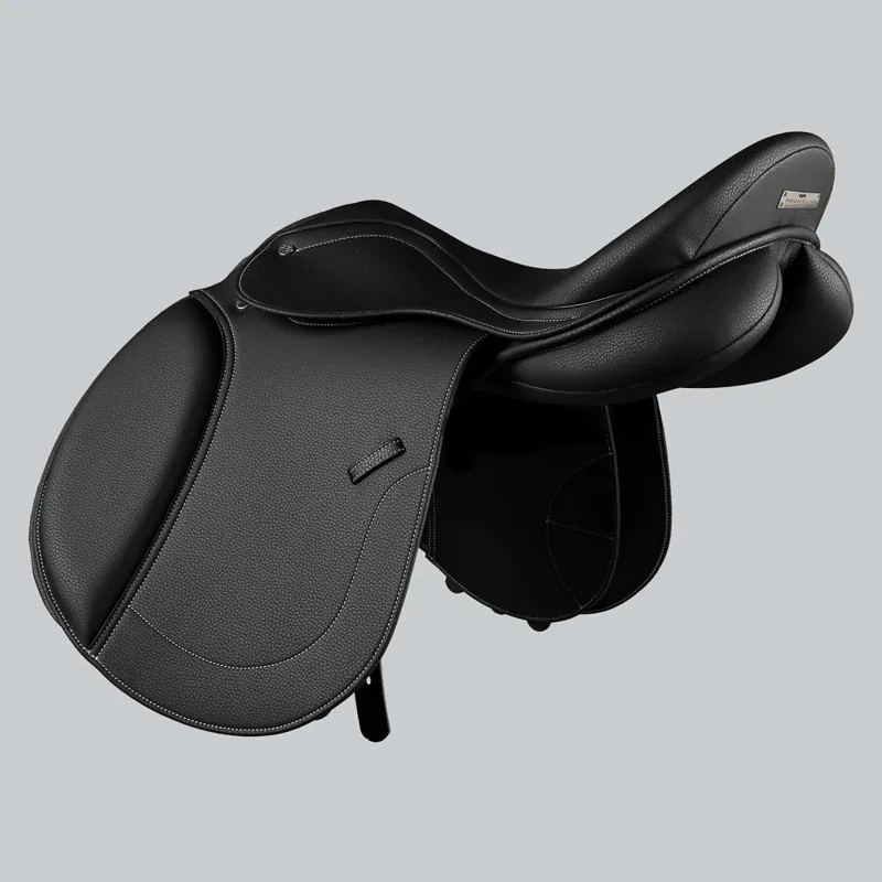 Premier Equine Bourges Synthetic GP Saddle - Black-1